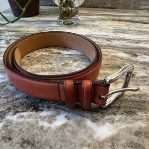 Cole Haan 34 / 85 Genuine Leather Belt - Tan / Brown - A35025